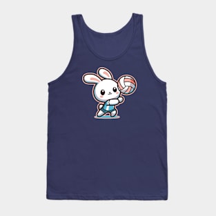 Cute Volleyball Bunny Tank Top